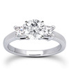Princesss Cut Prong Set Diamond Engagement Ring (0.34 ct.tw.)