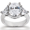 Trillion Cut Prong Set Diamond Engagement Ring (1.00 ct. t.w.)