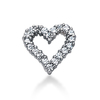 0.80 CT Diamond Heart Shape Pendant