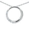 0.75 ct. Circle Diamond Pendant