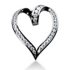 1.20 CT Diamond Heart Shape Pendant
