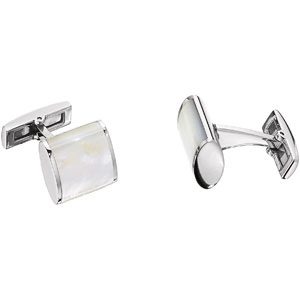 Elegant Fashion Cuff Links With Mother Of Pearl