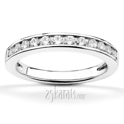 Classic Channel Set Ladies Diamond Wedding Ring (0.24 ct.tw)