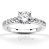 Round Cut Shared Prong Set Diamond Bridal Ring (0.36 ct.tw.)