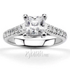 Trellis Setting Princess Center Diamond Bridal Ring (0.24 ct. tw.)