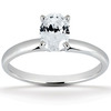Oval Cut Solitaire Diamond Engagement Ring (0.75 ct.)