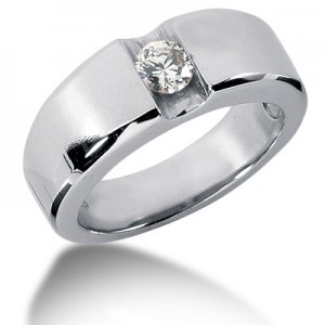 0.50 ct. Diamond Solitaire Men's Ring