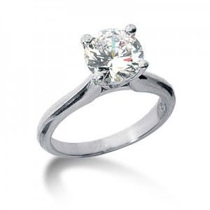 Solitaire Diamond Engagement Ring