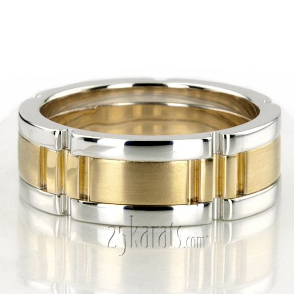 Trendy Rolex Design Wedding Band