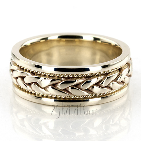 Braided Handmade Wedding Ring