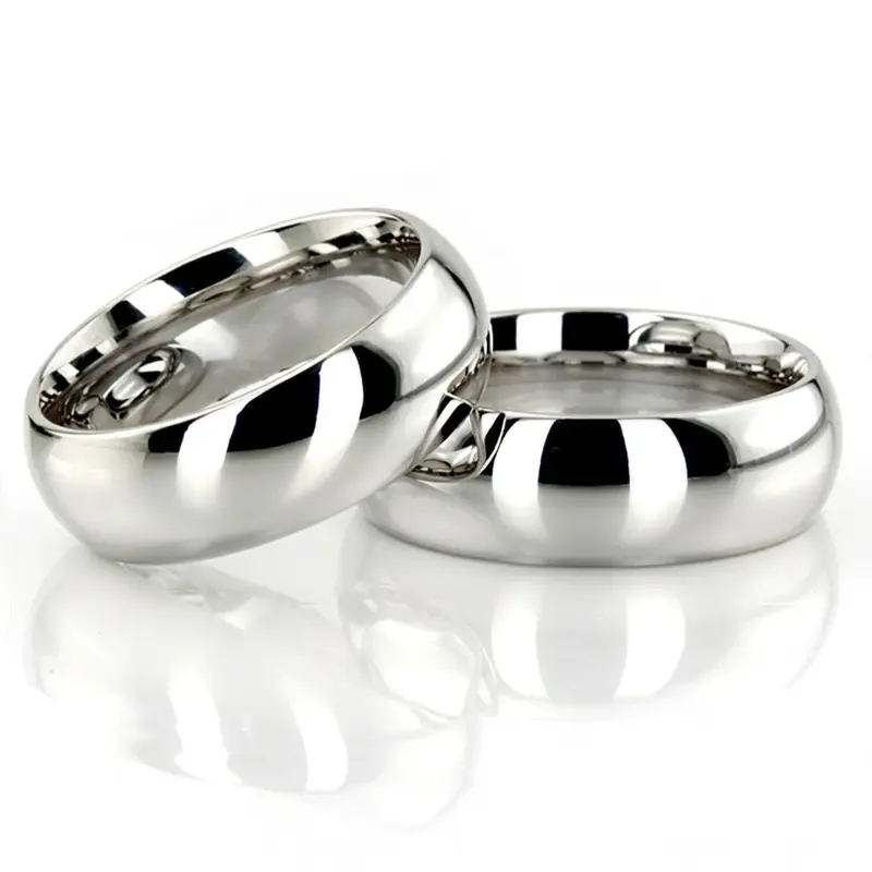 Traditional Dome Comfort Fit Wedding Band Set