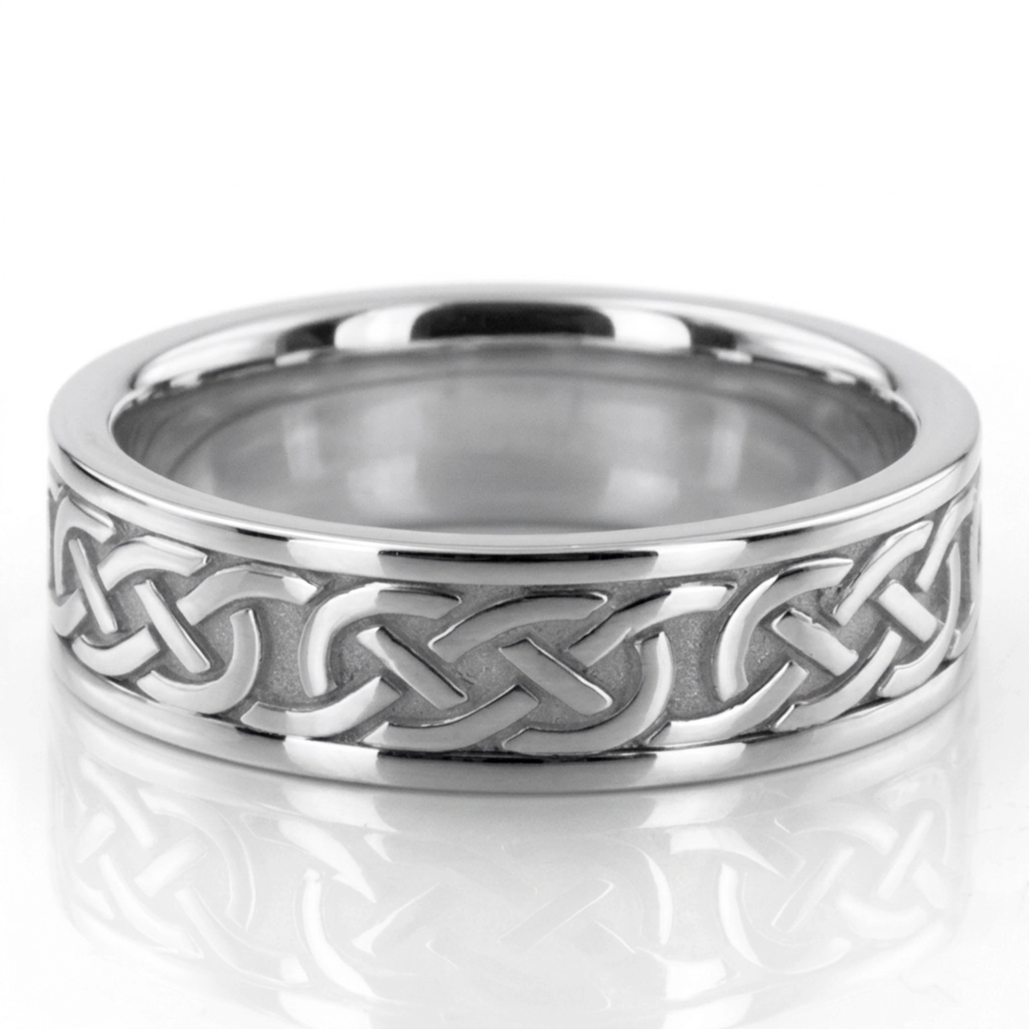 Handcrafted Celtic Love Knot Wedding Ring