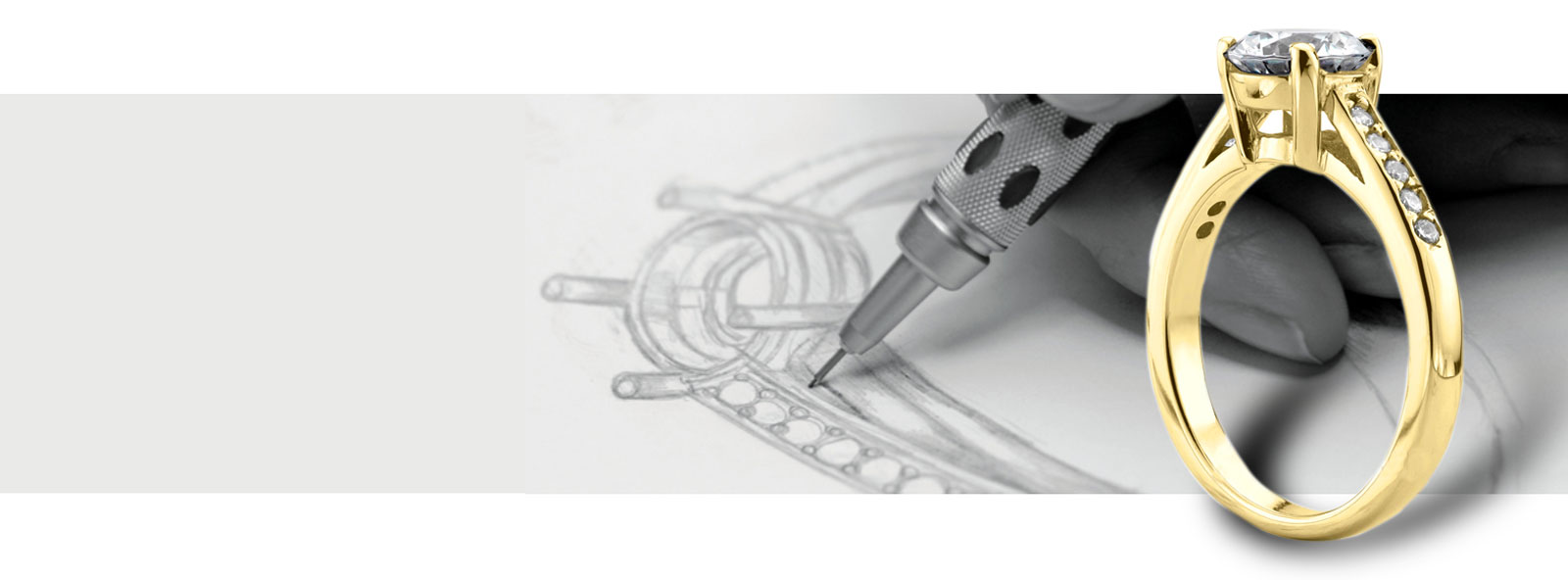 Custom designed jewelry - Create your unique wedding ring or engagement ring