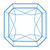 Radiant cut diamond