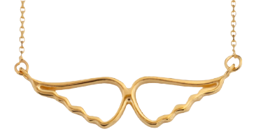 Free Gold Vermeil Angel Wing Necklace