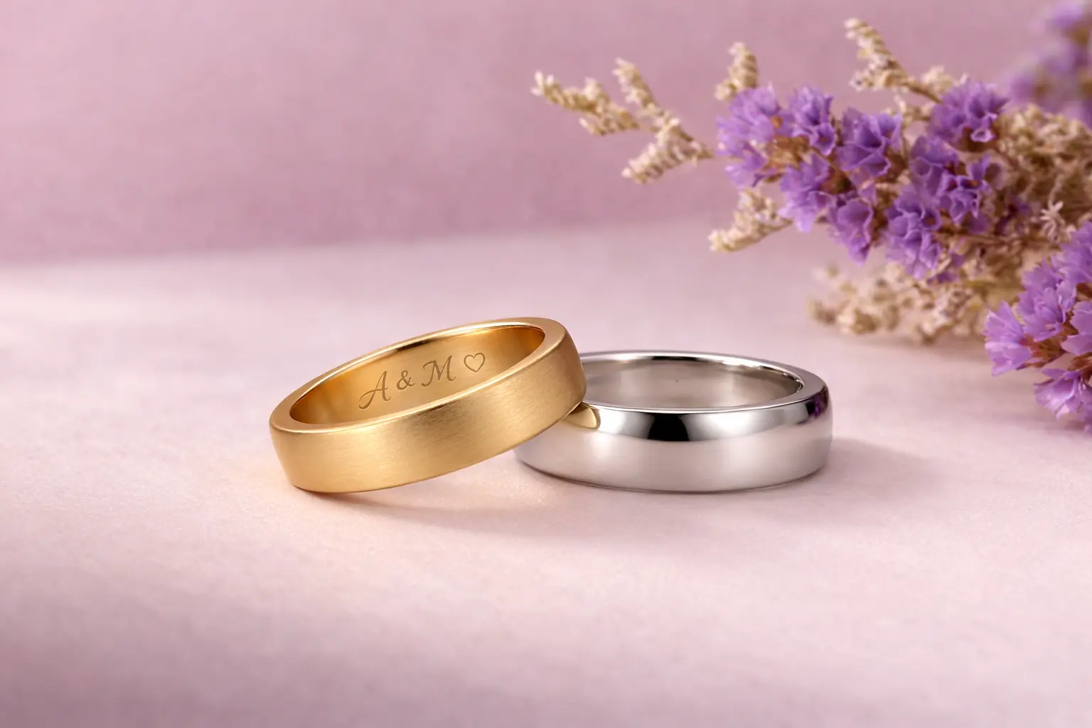 Customizable Wedding Bands - Gold and Platinum Rings