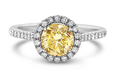 Fancy Yellow Diamond Engagement Rings