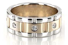 Men Diamond Wedding Bands