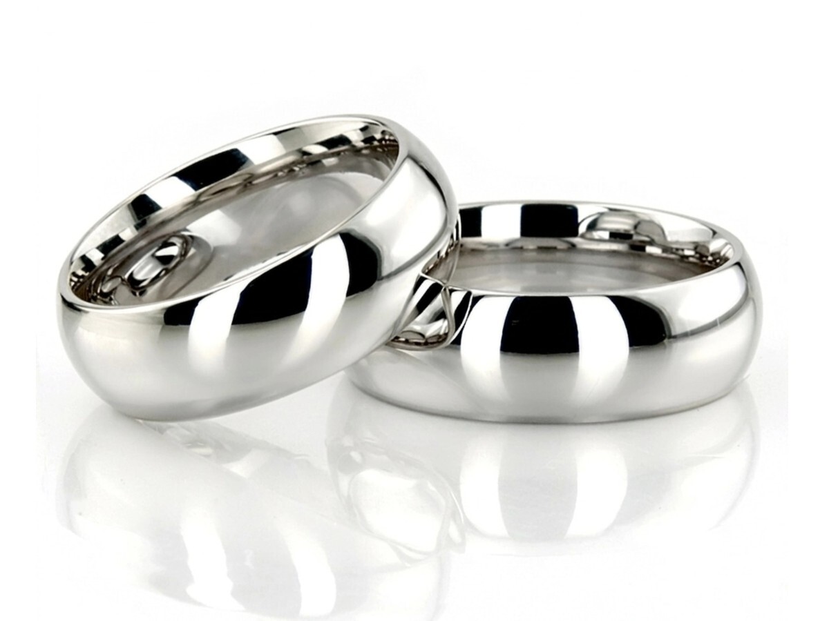 Plain & Classic His & Hers Wedding Bands