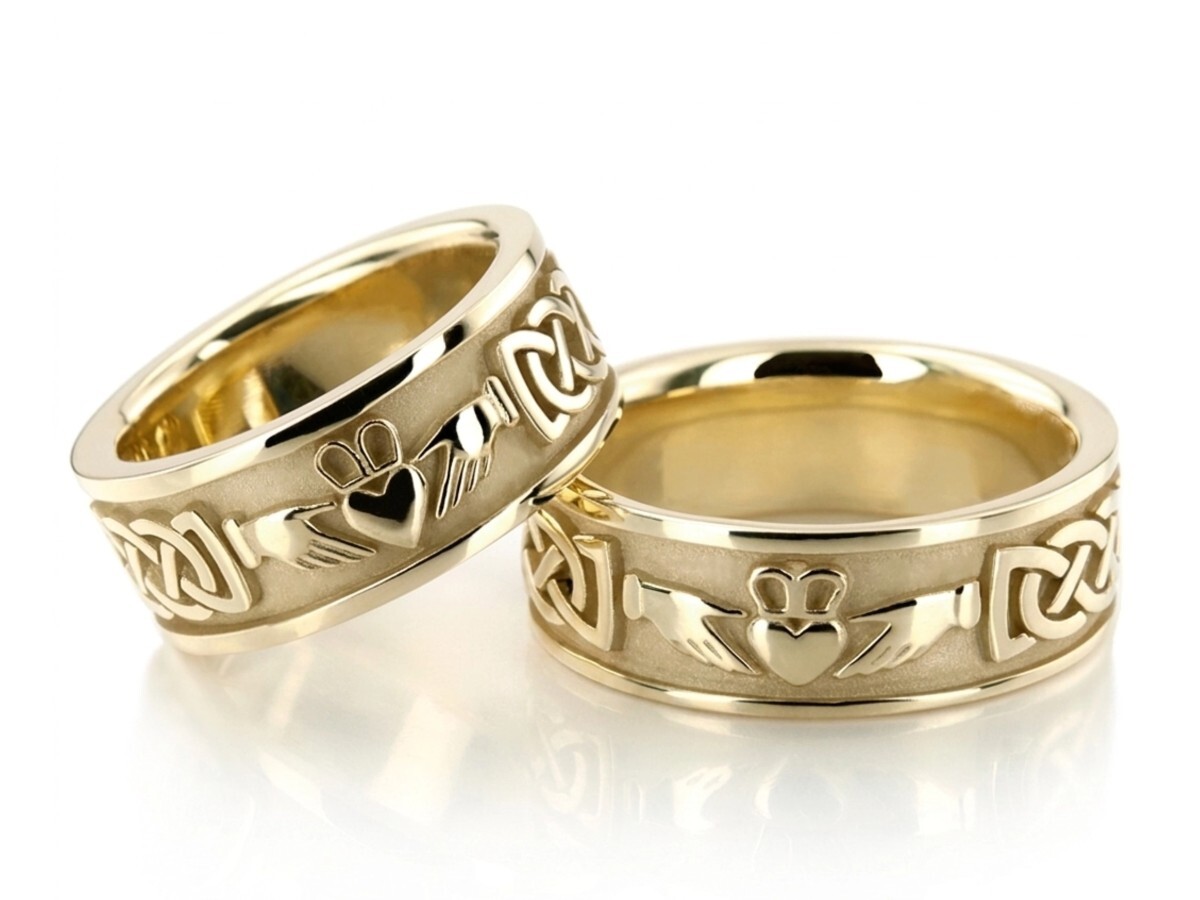Celtic His & Hers Wedding Bands