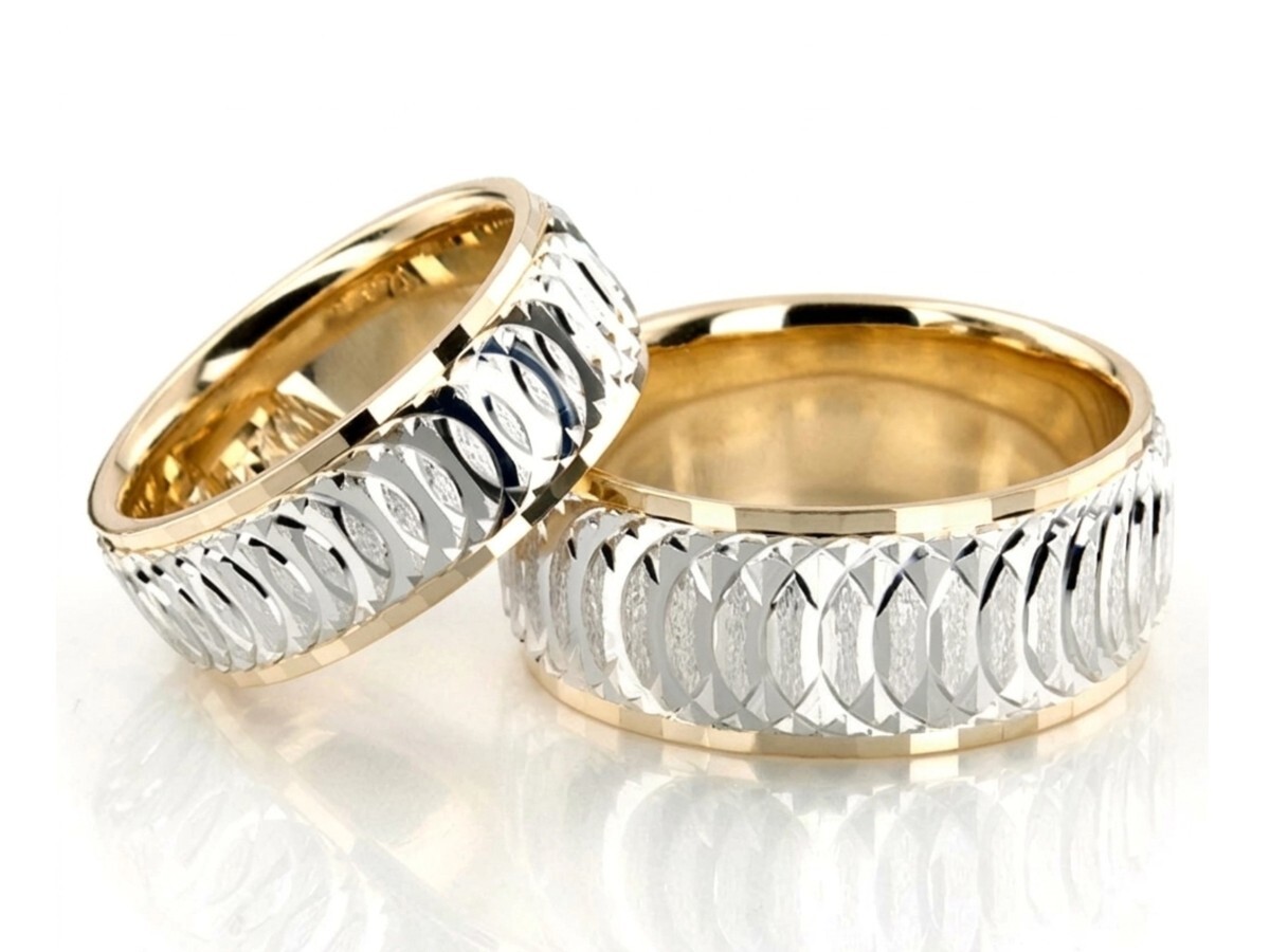 Unique & Fancy His & Hers Wedding Bands