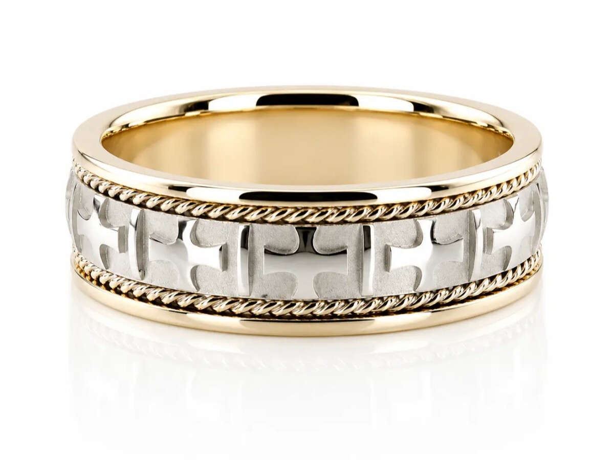 Religious Men's Wedding Bands