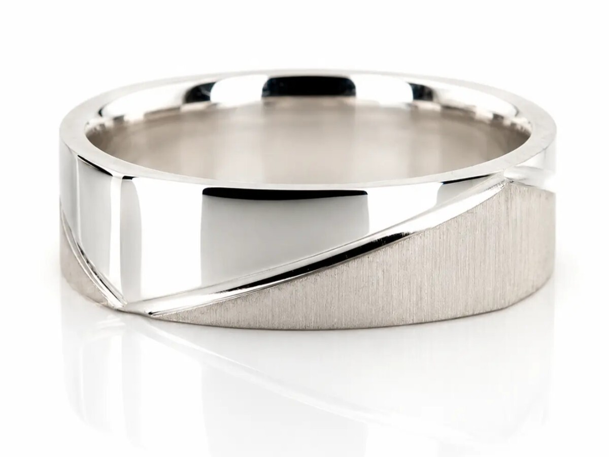 Square Men's Wedding Bands