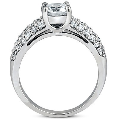 Round Cut Fancy Diamond Engagement Ring (0.57 ct. tw.) thumbnail 2