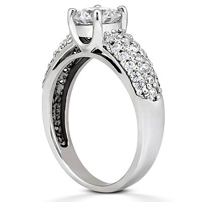 Round Cut Fancy Diamond Engagement Ring (0.57 ct. tw.) thumbnail 3