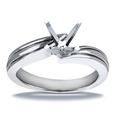 Elegant Solitaire Diamond Engagement Ring - view 13