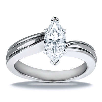 Elegant Solitaire Diamond Engagement Ring - view 21