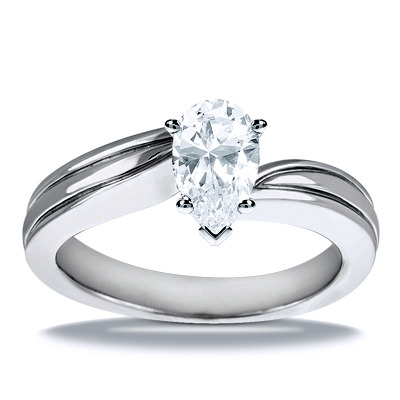 Elegant Solitaire Diamond Engagement Ring - view 19