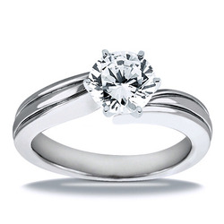 Elegant Solitaire Diamond Engagement Ring thumbnail 16