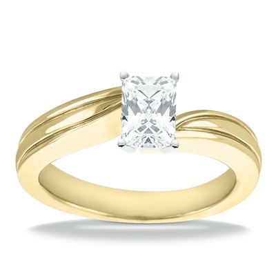 Elegant Solitaire Diamond Engagement Ring - view 6