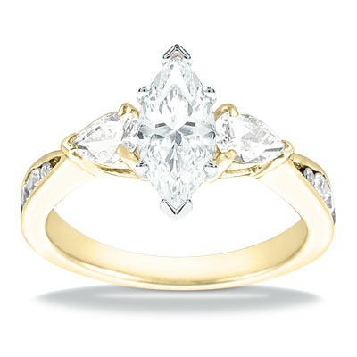 Pear-shaped Diamond Engagement Ring  (0.98 t.c.w.) thumbnail 8