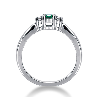 Diamond Color Stone Ring (0.06 ct. tw.) thumbnail 2