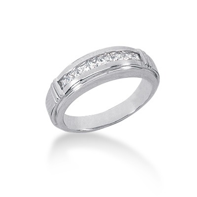 Princesss Cut Channel Set Diamond Bridal Ring (0.40 ct. tw.) - view 1