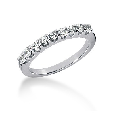 Round Cut U-Prong Set Fancy Diamond Bridal Ring (0.45 ct. tw.) - view 1