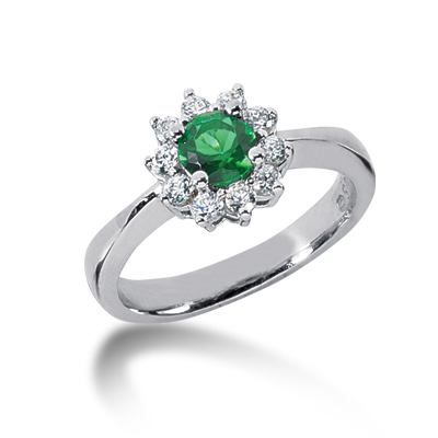 Diamond Color Stone Ring (0.30 ct.tw.)