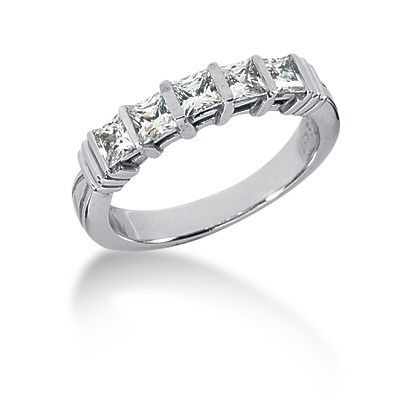 Princesss Cut Bar Set Diamond Ring (0.85 ct. tw.) thumbnail 1