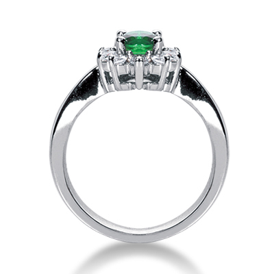 Diamond Color Stone Ring (0.30 ct. tw.) thumbnail 2