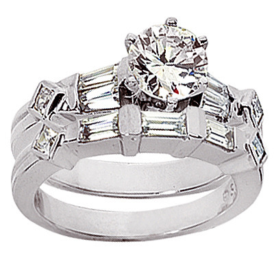 Five Stone Bar Set Diamond Wedding Band (0.46 ct. tw.) thumbnail 2