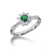 Diamond Color Stone Ring (1/4 ct.tw.)