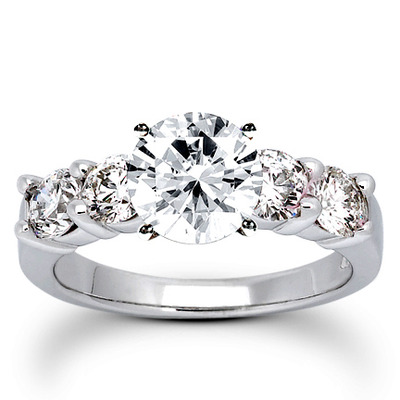 Round Cut Prong Set Diamond Bridal Ring (1.20 ct.tw.)