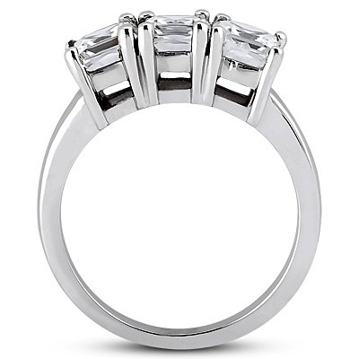 Three Stone Diamond Engagement Ring 1 thumbnail 2