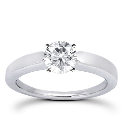 Prong Set Solitaire Diamond Engagement Ring