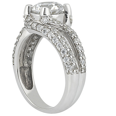 Prong Set Diamond Engagement Ring (1.11 ct.tw.) - view 2