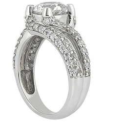 Prong Set Diamond Engagement Ring (1.11 ct.tw.) thumbnail 2