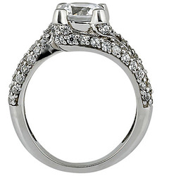Prong Set Diamond Engagement Ring (1.11 ct.tw.) thumbnail 3