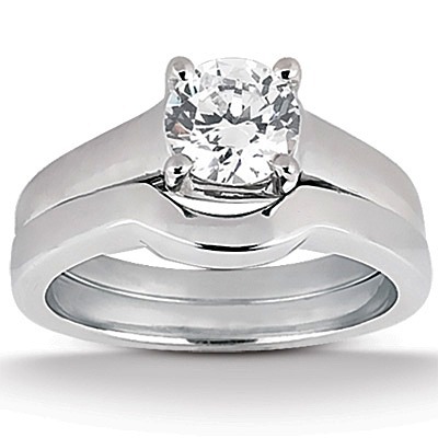 Plain Bridal Wedding Ring thumbnail 2
